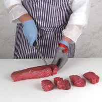 “Extra Trim” Fillet Steaks (ex. chain trimmed head) Meat Cut Spec Step 9